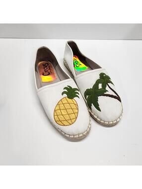 NWOB Circus by Sam Edelman Leni Espadrille Flats so fun 9 pineapples